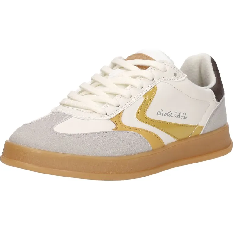 Scotch & Soda Vicky lage sneakers gebroken wit, foto 3