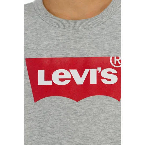 Levi's Kids sweater Batwing met logo grijs melange, foto 5