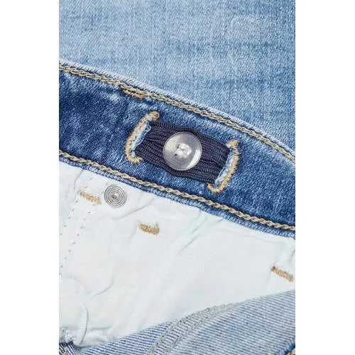 KIDS ONLY GIRL high waist wide leg jeans medium blue denim, foto 6