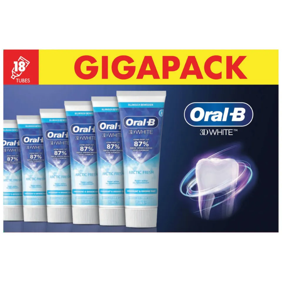Oral-B 3D White Arctic Fresh tandpasta, foto 3