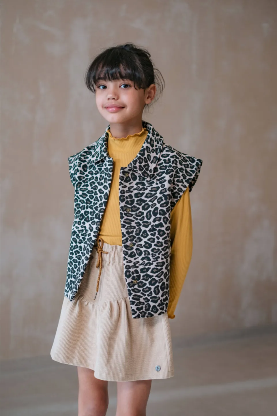 Like Flo gilet bruin, foto 4