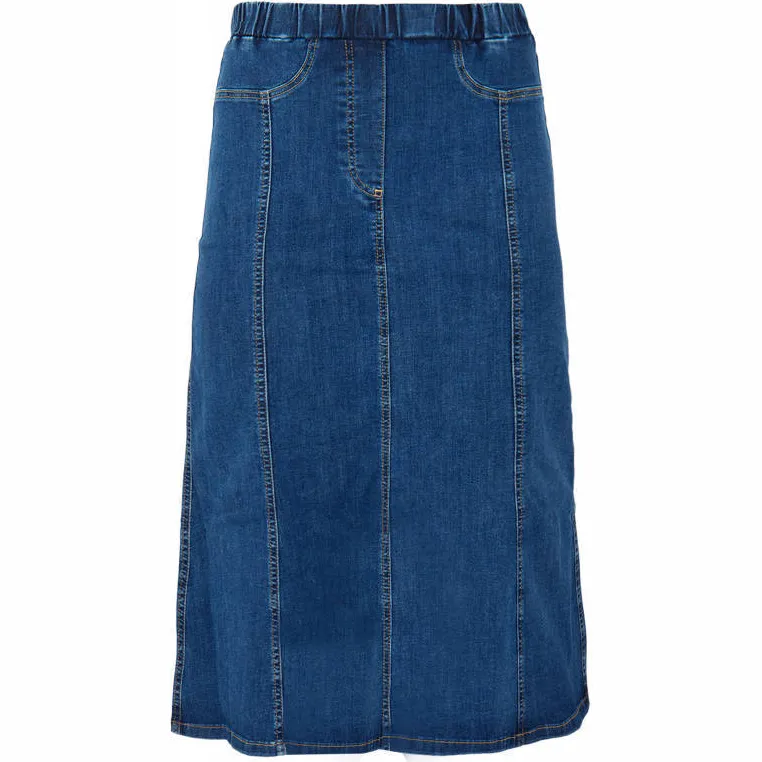 Yoek spijkerrok medium blue denim, foto 2
