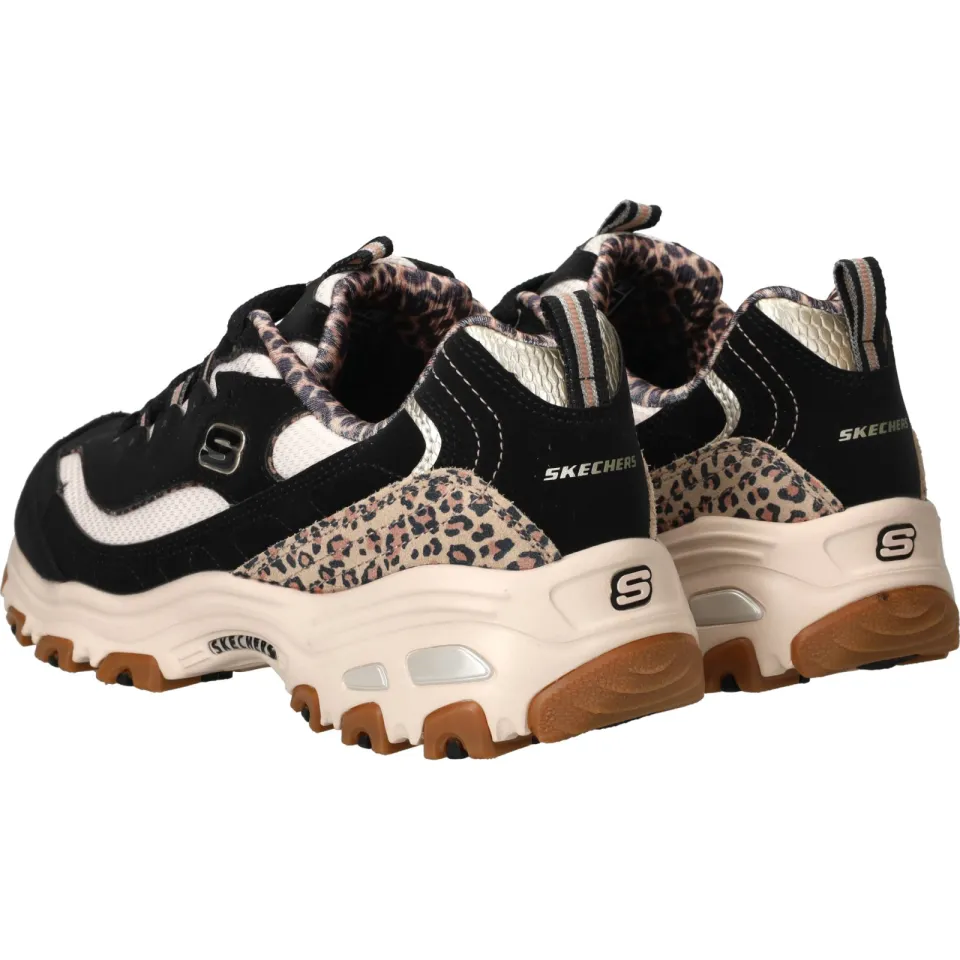 Skechers D'Lites Wild Charm sneakers zwart, foto 6