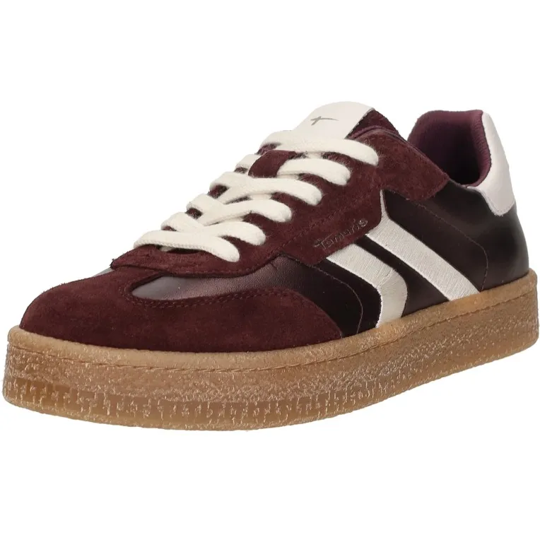 Tamaris sneakers laag bordeauxrood, foto 3