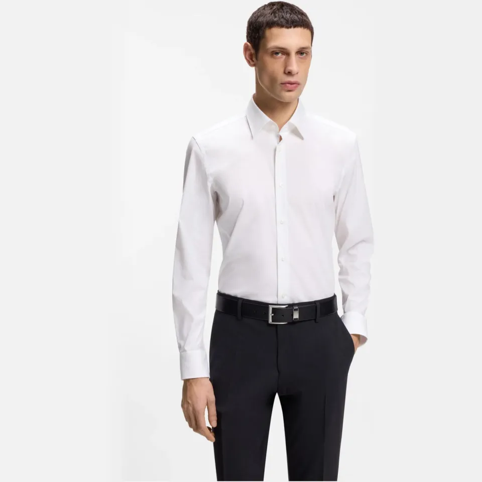 Boss slim fit overhemd H-HANK white, foto 2