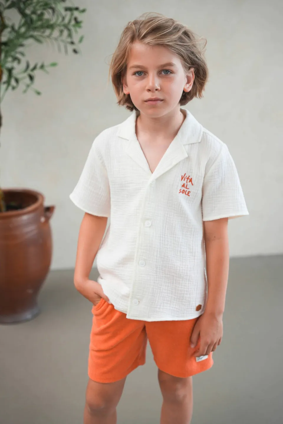 Like Flo Boys overhemd wit, foto 5