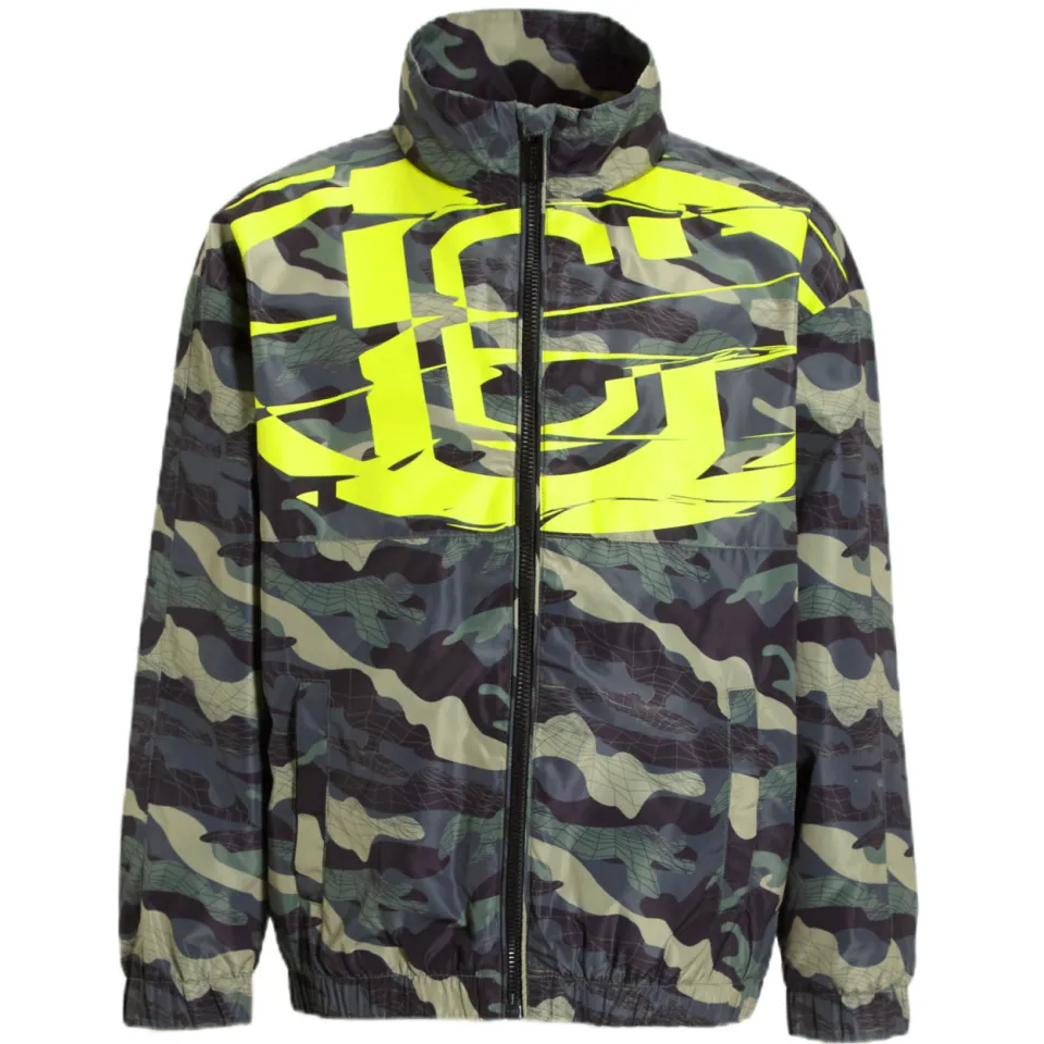 Coolcat jas Quint met printopdruk legergroen camo/groen, foto 3