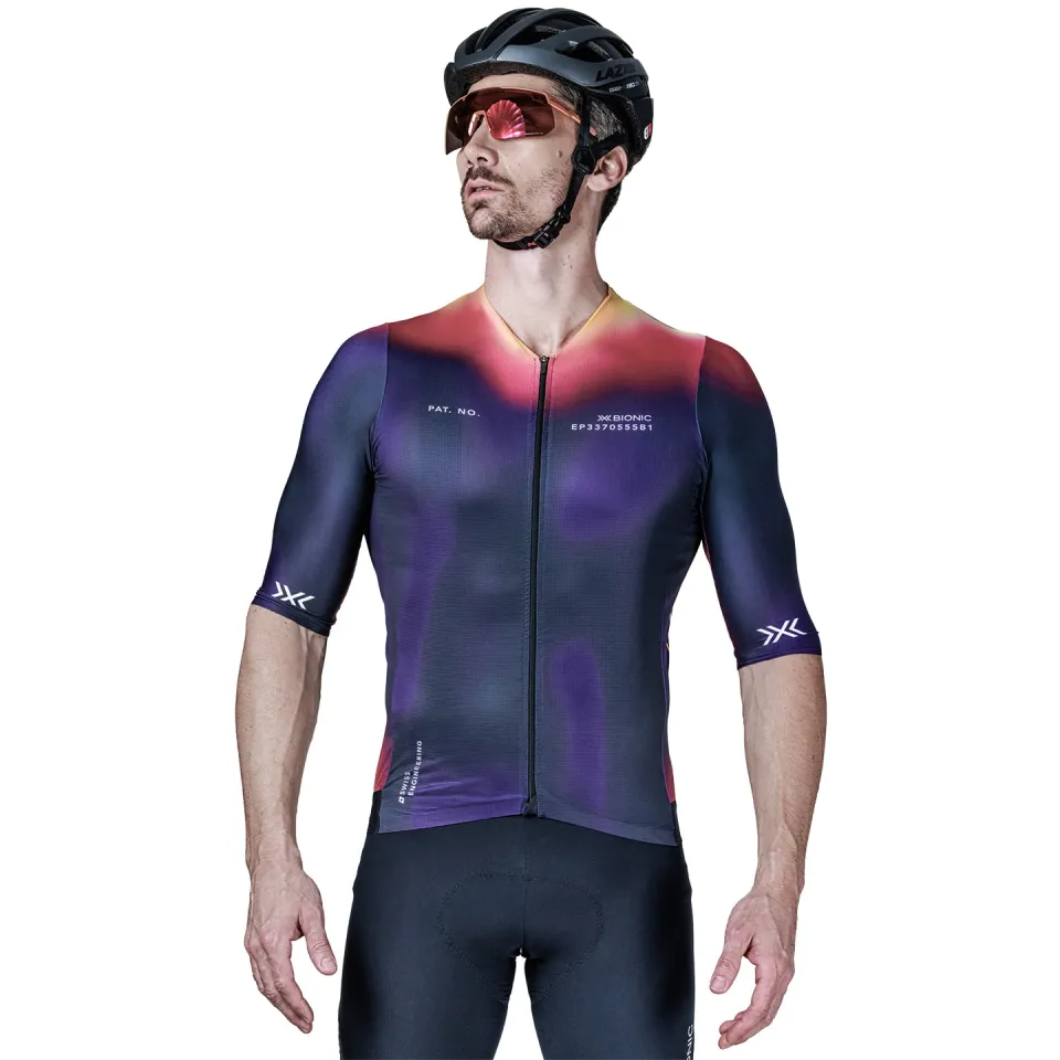 X-Bionic fietsshirt met korte mouwen Corefusion Aero Marine