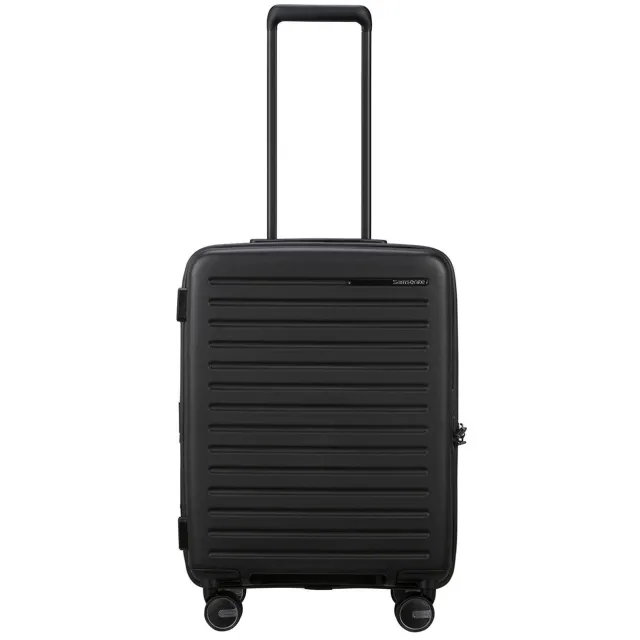 Samsonite Restackd Spinner 55 cm handbagagekoffer zwart