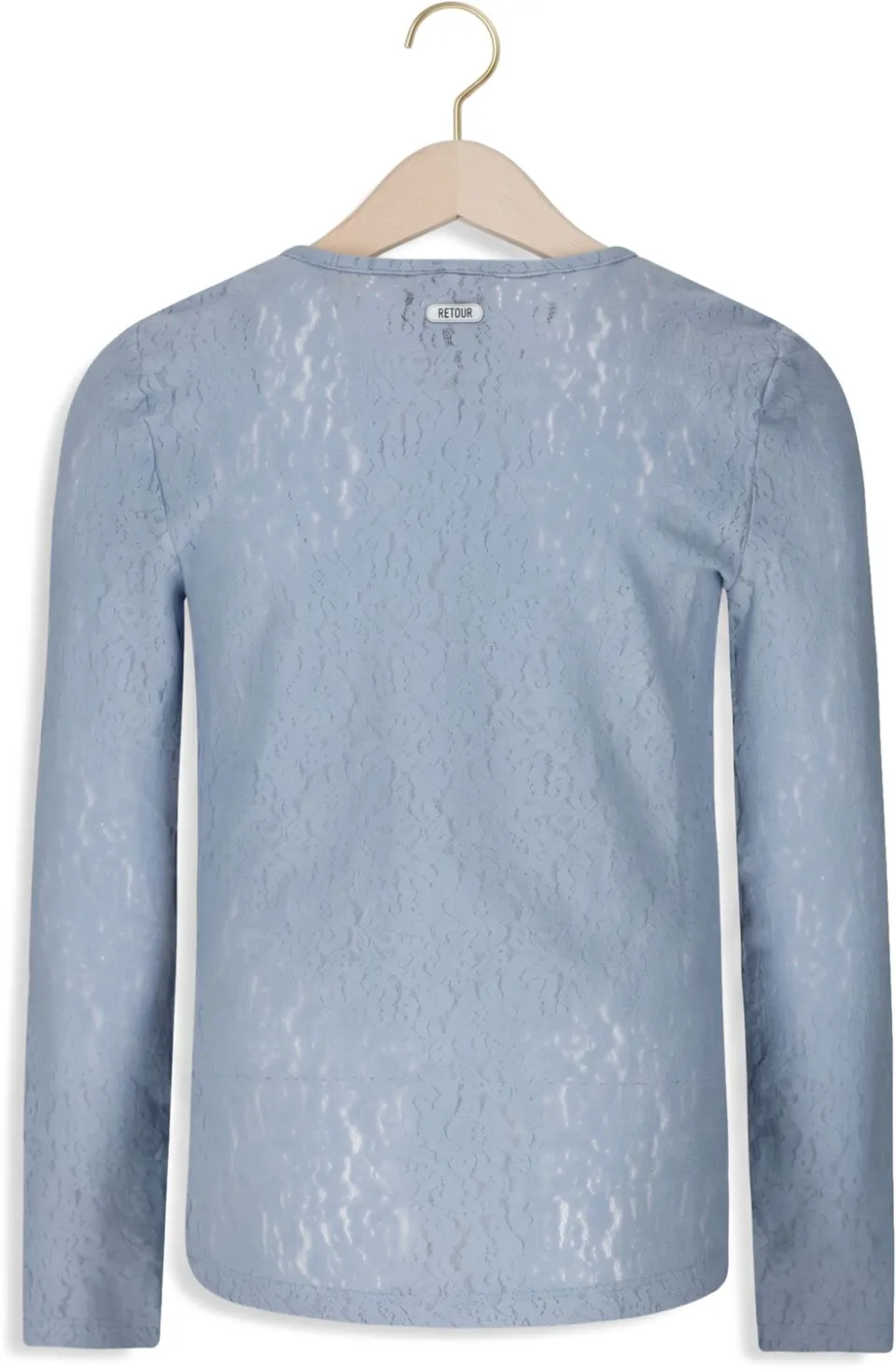 Retour Jeans kanten longsleeve lichtblauw, foto 4