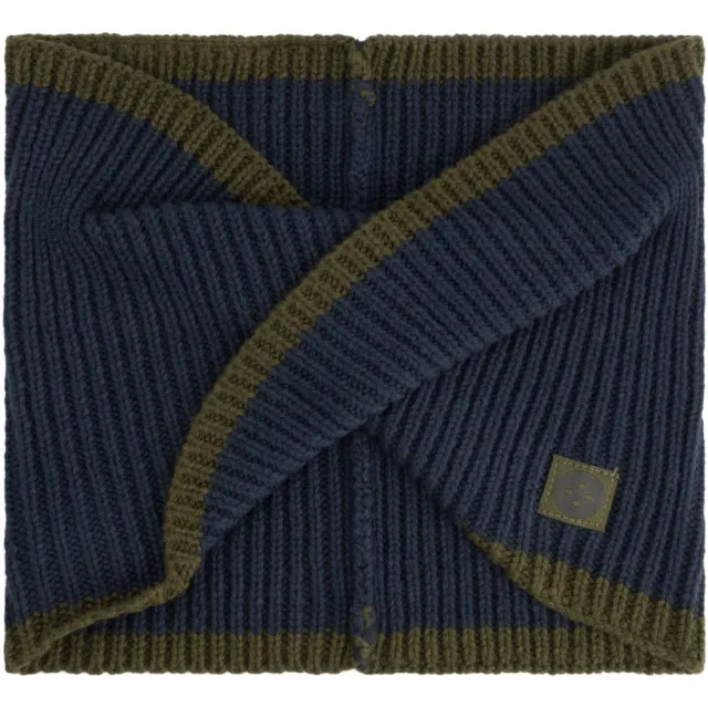 Stains&Stories katoenen sjaal donkerblauw