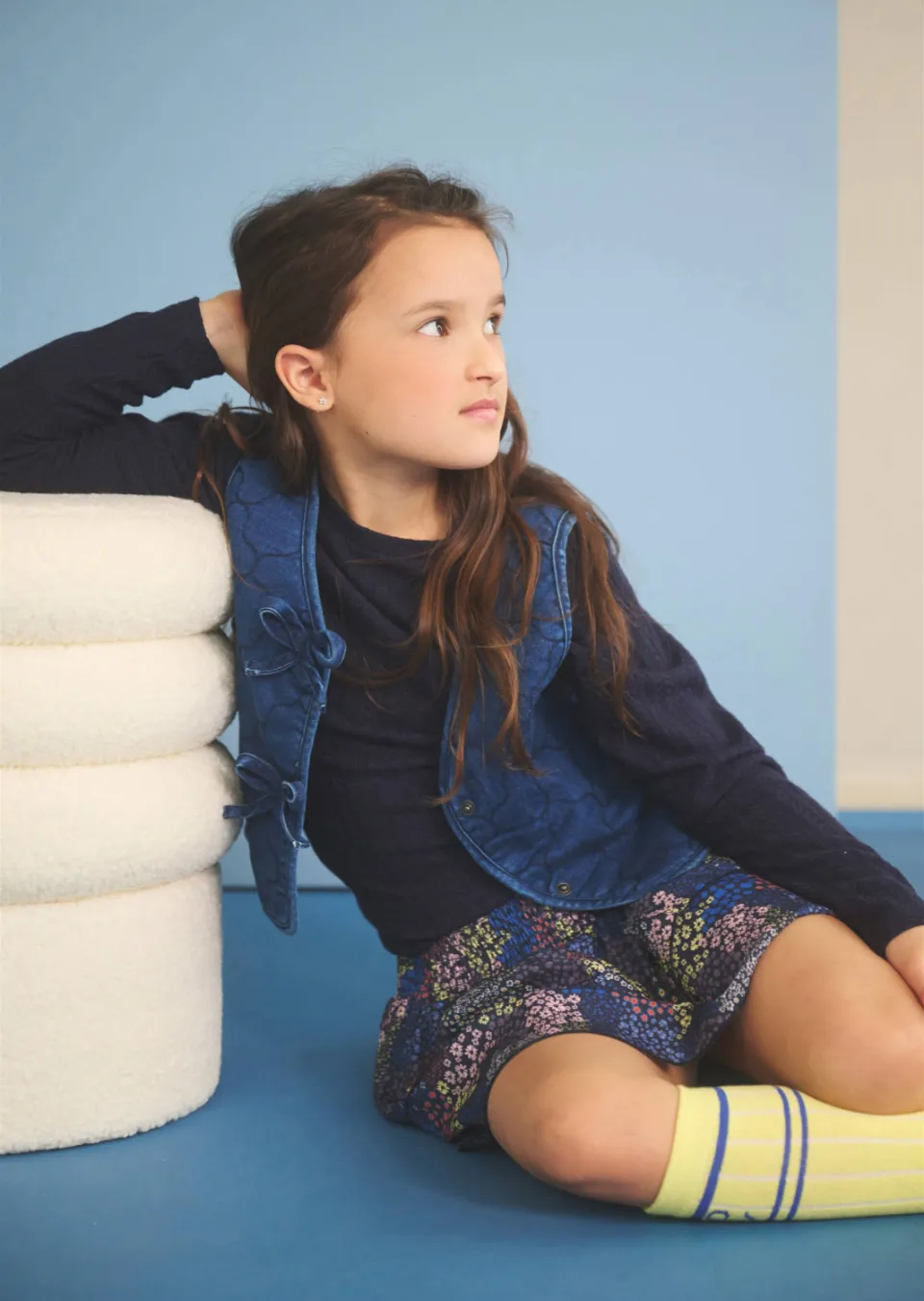 Nono blousetop donkerblauw, foto 4