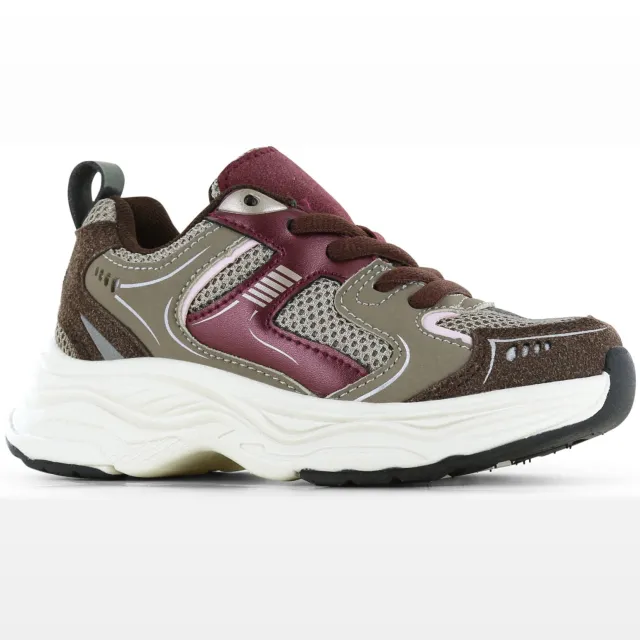 Go Banana's chunky sneakers - kaki/donkerrood