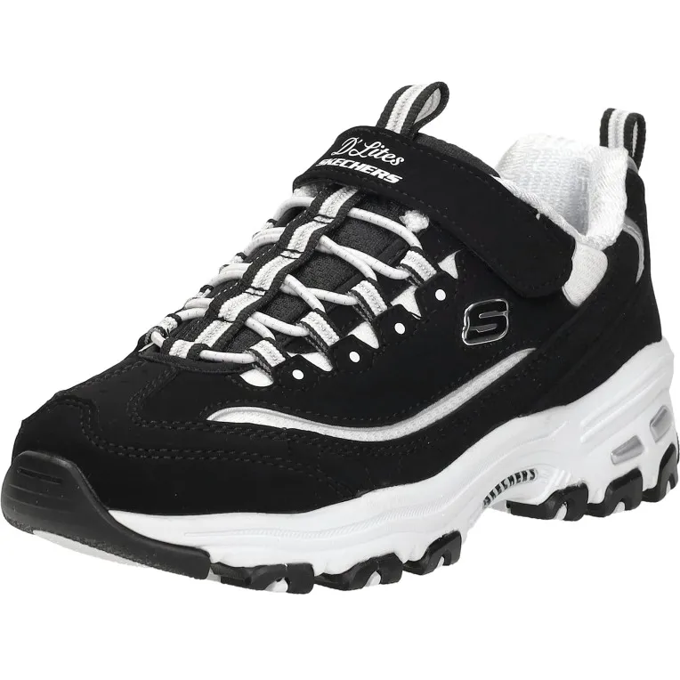 Skechers D'lites lage sneakers zwart, foto 4