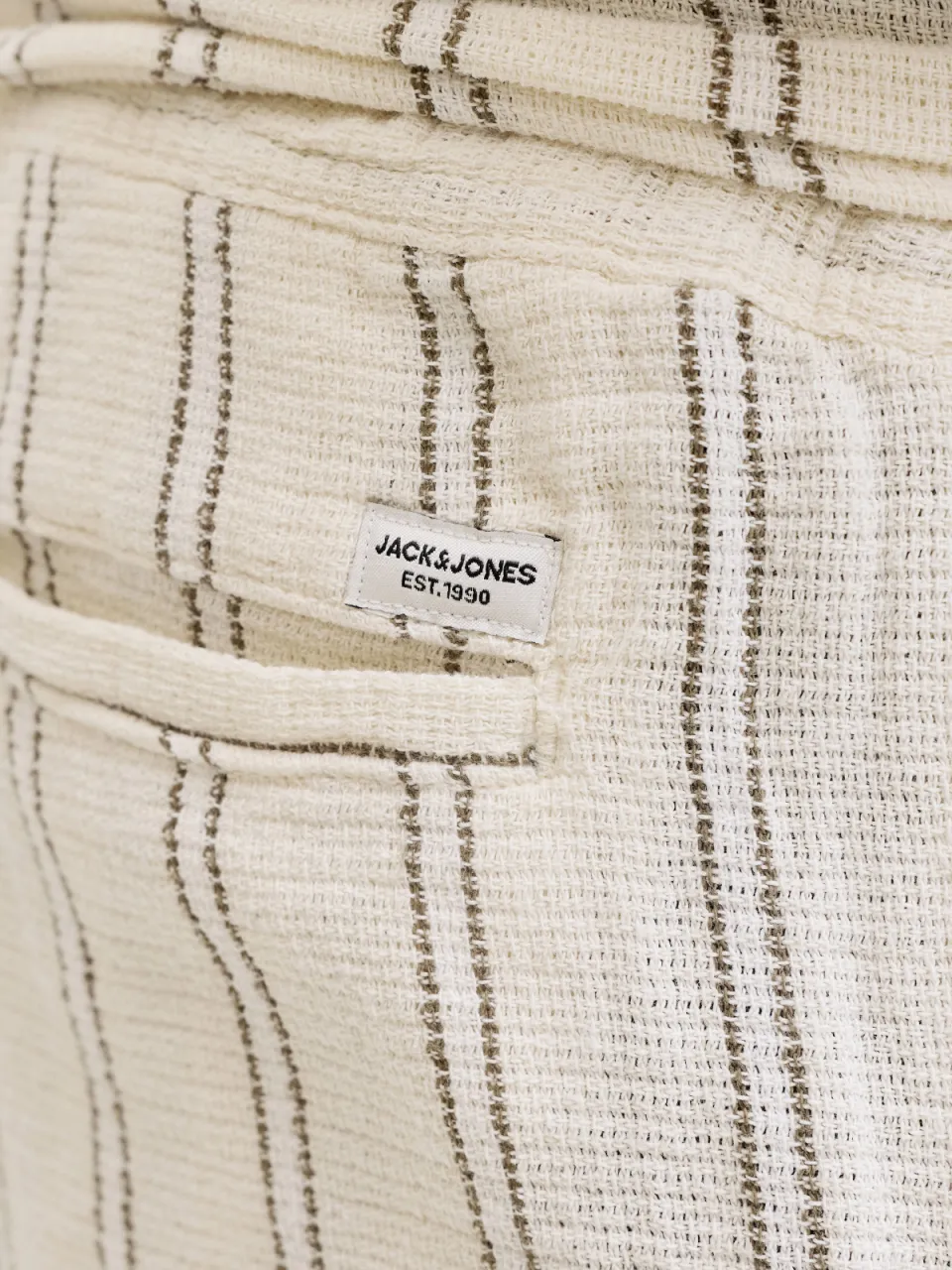 Jack & Jones Junior gestreepte casual short ecru, foto 7