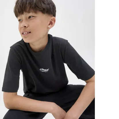 Jack & Jones junior T-shirt zwart met tekst, foto 4