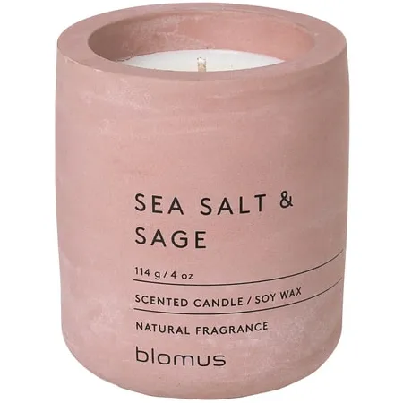 Blomus FRAGA - Geurkaars Small - Sea Salt & Sage Dieproze, Roze