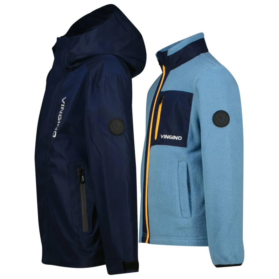 Vingino regenjas donkerblauw donkerblauw/lichtblauw, foto 8