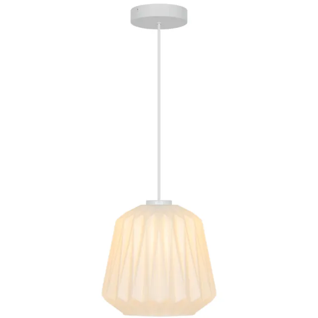 Nordlux Elbie Hanglamp (Ø24 cm) Opaal wit