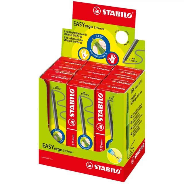 Stabilo Potloodstift stabilo easyergo 7890/6 hb 3.15mm Doos
