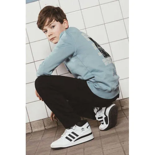 TYGO & vito NextGen sweater met backprint - lichtblauw, foto 4