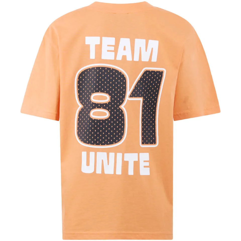Shoeby T-shirt oranje met backprint, foto 5