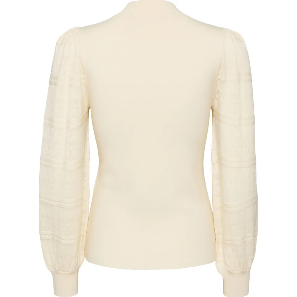 Vero Moda MATERNITY rechtvallende gebreide zwangerschapstrui - beige, foto 3