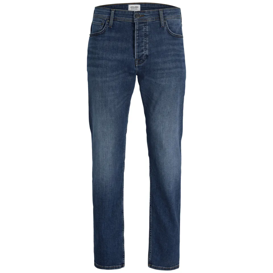 Jack & Jones JEANS INTELLIGENCE tapered jeans - dark blue denim, foto 2