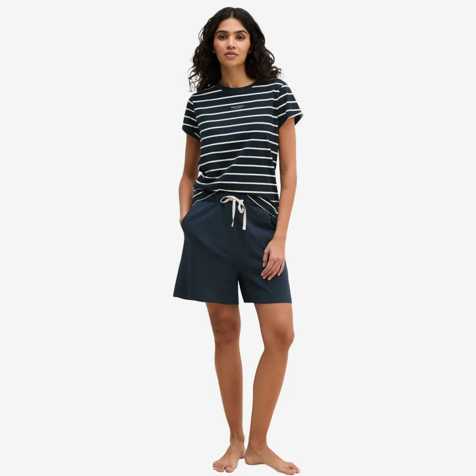 Marc O'Polo regular fit pyjamaset van puur katoen Donkerblauw