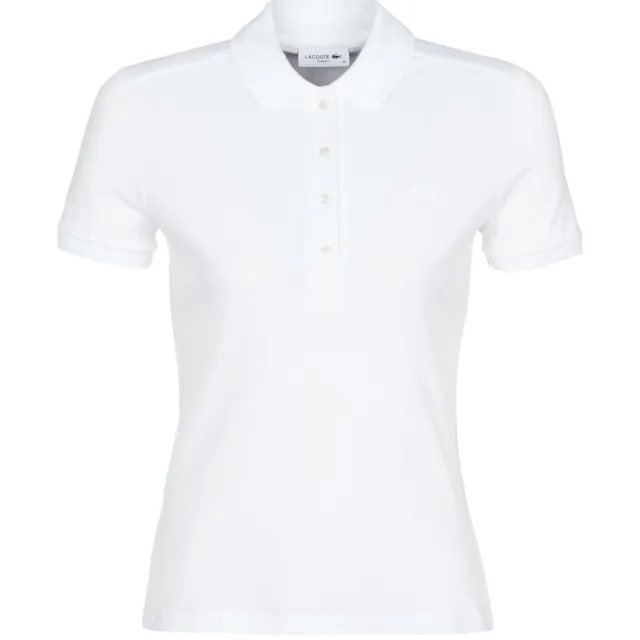 Lacoste Slim Fit poloshirt wit