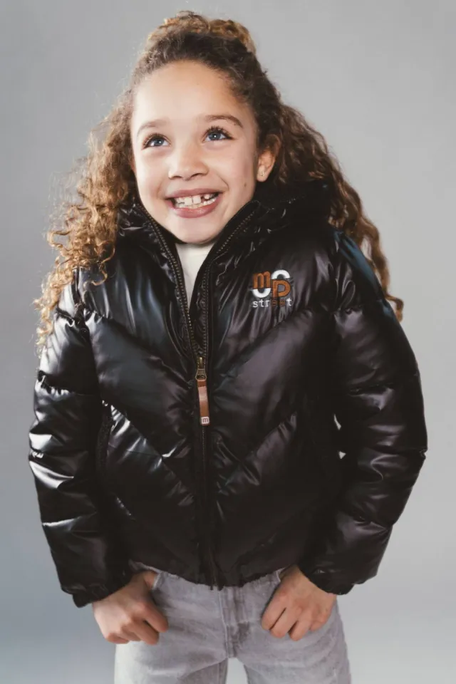 Moodstreet JILL gewatteerde winterjas zwart