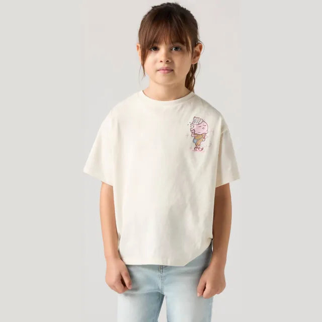 Levi's T-shirt ecru