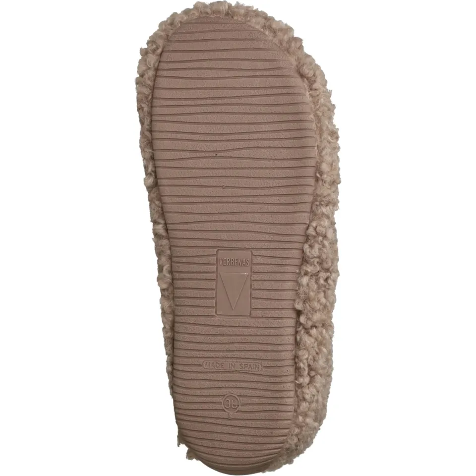 Verbenas Yuk Pantoffels Dames Taupe, foto 8