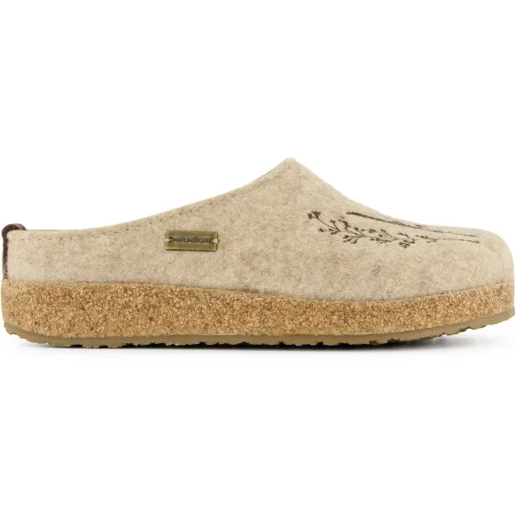 Haflinger Women's Grizzly Meadow - Pantoffels, beige