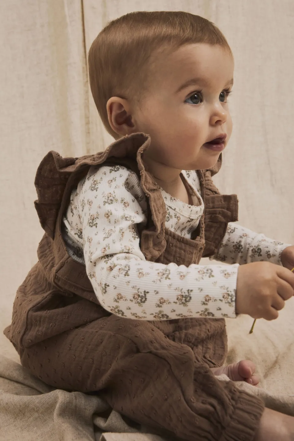 Lil' Atelier BABY romper NBFGAGO offwhite