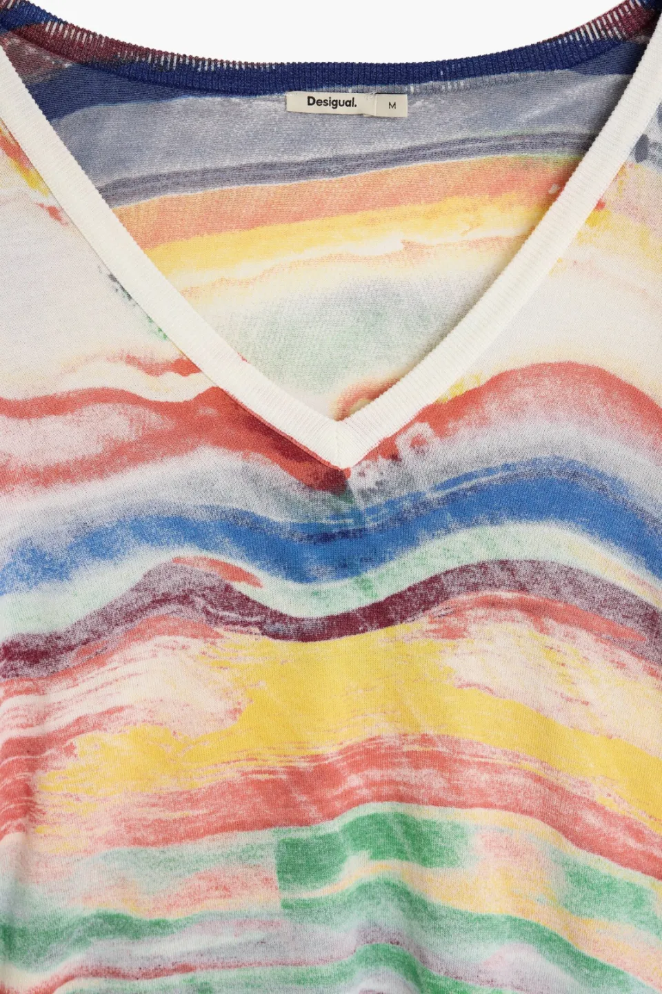 Desigual fijn gebreide trui - meerkleurig multi, foto 6