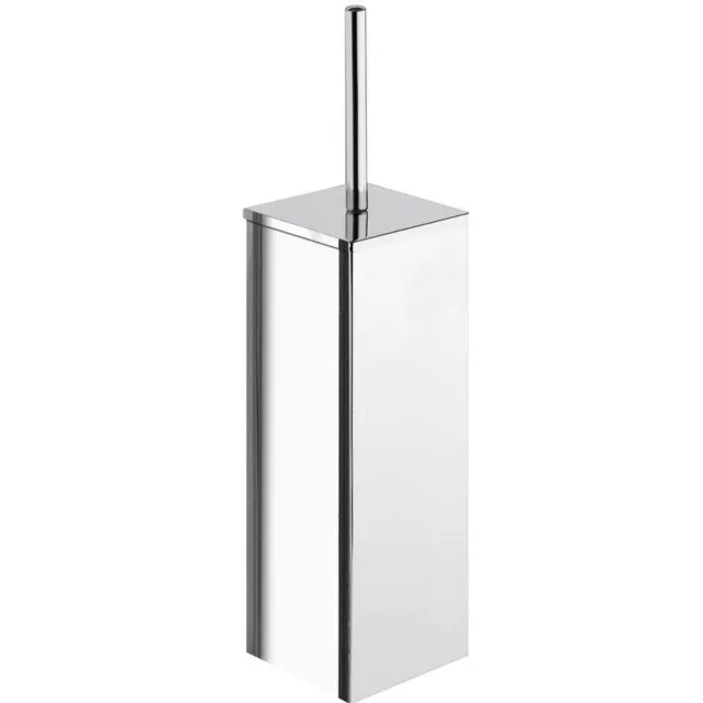 Sapho Toiletborstelhouder Sapho Colorado Vrijstaand Vierkant 36x8.8 cm Gepolijst RVS RVS gepolijst