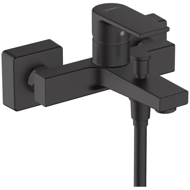 Hansgrohe Badmengkraan Opbouw HansGrohe Vernis Shape Eengreeps Mat Zwart