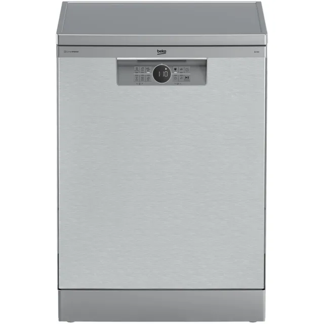 Beko BDFN26640XC CornerIntense Vrijstaande vaatwasser Zilver inox