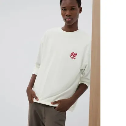 Mango TEEN katoenen sweater - wit, foto 3