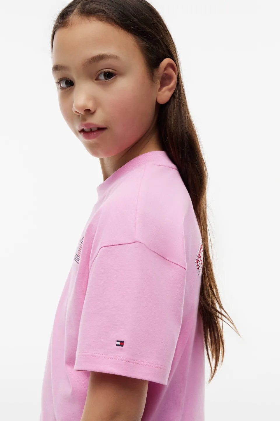 Tommy Hilfiger T-shirt met backprint roze meisjes, foto 5