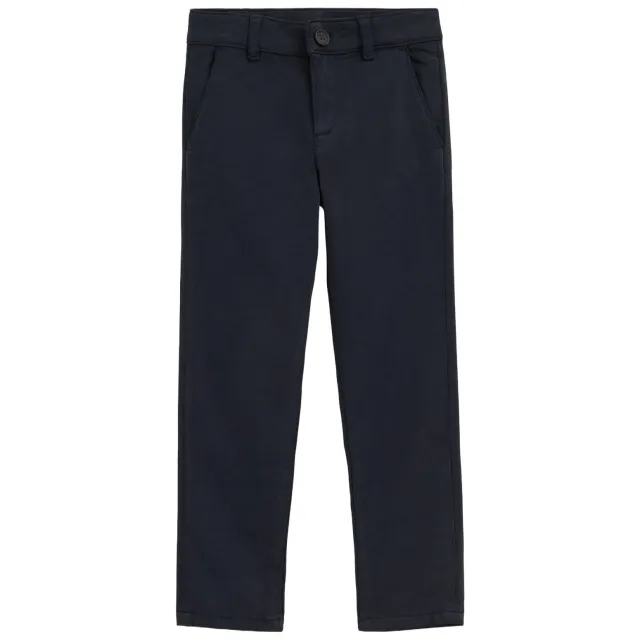 WE Fashion slim fit chino donkerblauw, foto 2