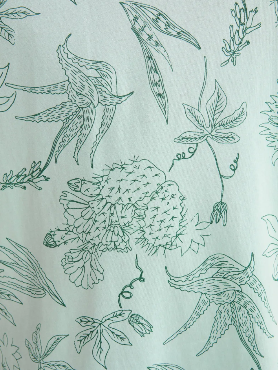 Petrol Industries t-shirt mintgroen all over print, foto 6