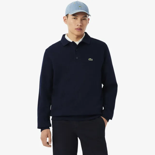 Lacoste sweater donkerblauw navy blue., foto 3