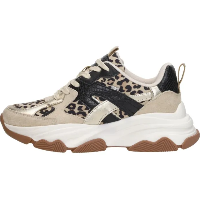 Sub55 lage sneakers beige, foto 2