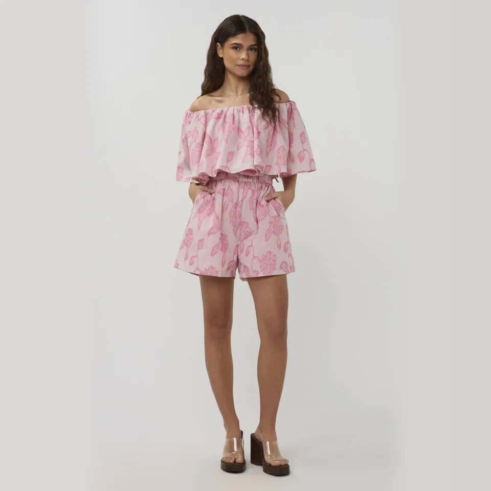 Studio AMAYA Kaja off shoulder top roze, foto 5