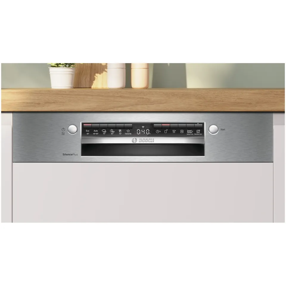 Bosch SMI4ECS28E vaatwasser geborsteld staal, foto 4