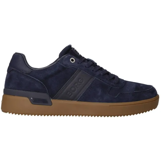 Björn Borg Spin suède sneakers - donkerblauw