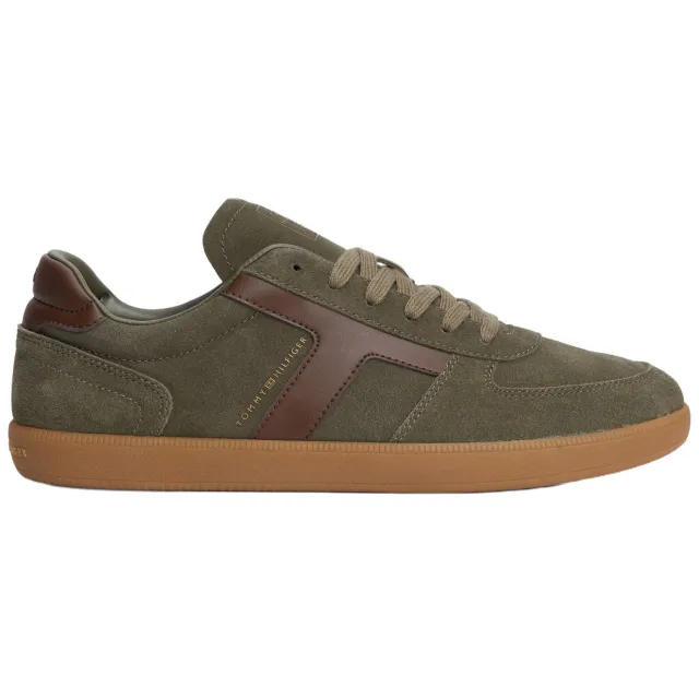 Tommy Hilfiger TH Tribeca lage sneakers groen