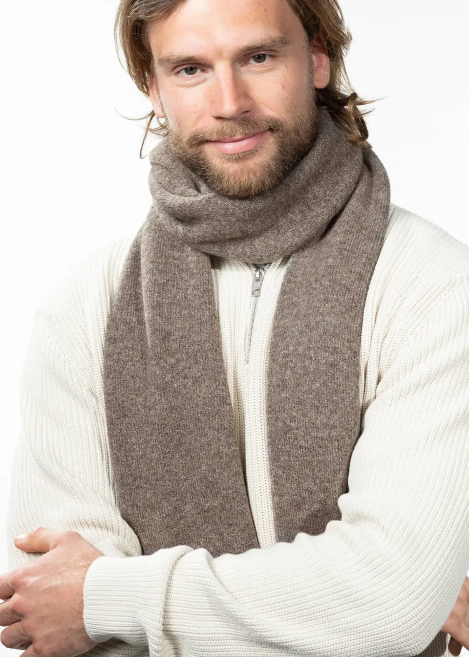 Barts Willian sjaal taupe, foto 3